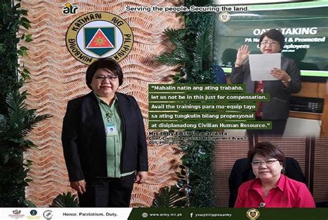 Civilian Human Resources, Philippine Army .